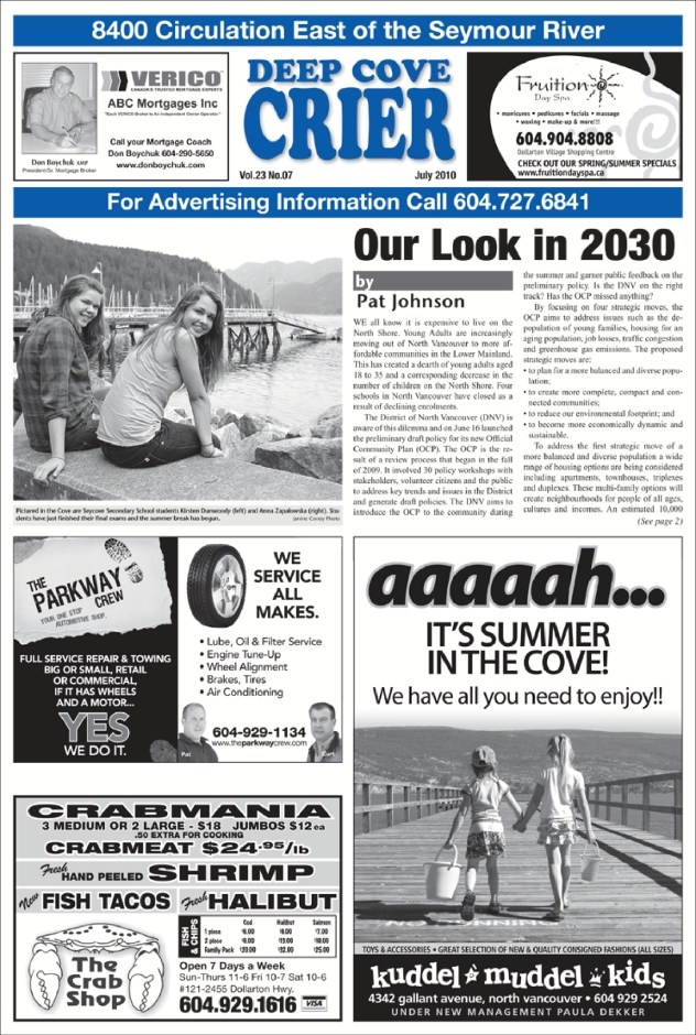 Deep Cove Crier Cover